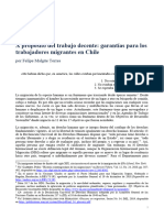 Garantías para Los Trabajadores Migrantes en Chile. Felipe Malgue (CHILE)