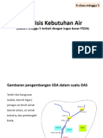 1 PSDA 5 Vclass Analisis Kebutuhan Air