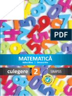 Culegere - Matematica - Clasa 2 PDF