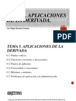 Aplicaciones Derivada