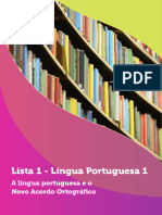 Livro Didatico A Lingua Portuguesa e o Novo Acordo Ortografico