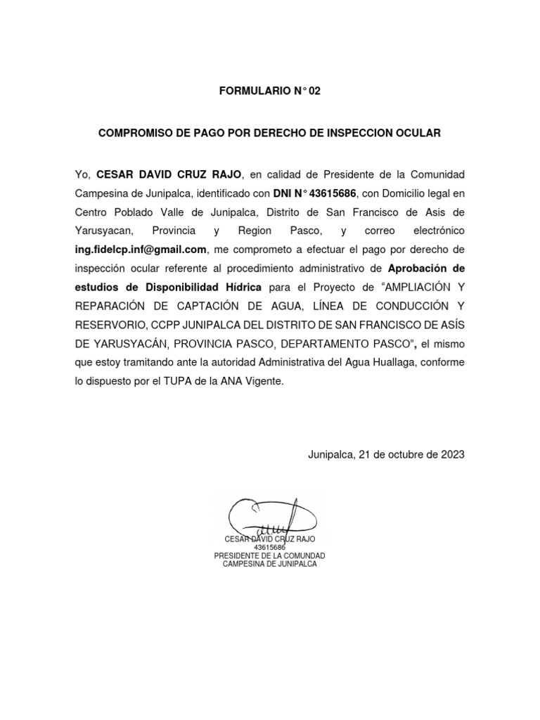 Pago Pdf