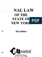 Penal Law of The State of New York