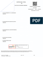 Certificado Literal 9a