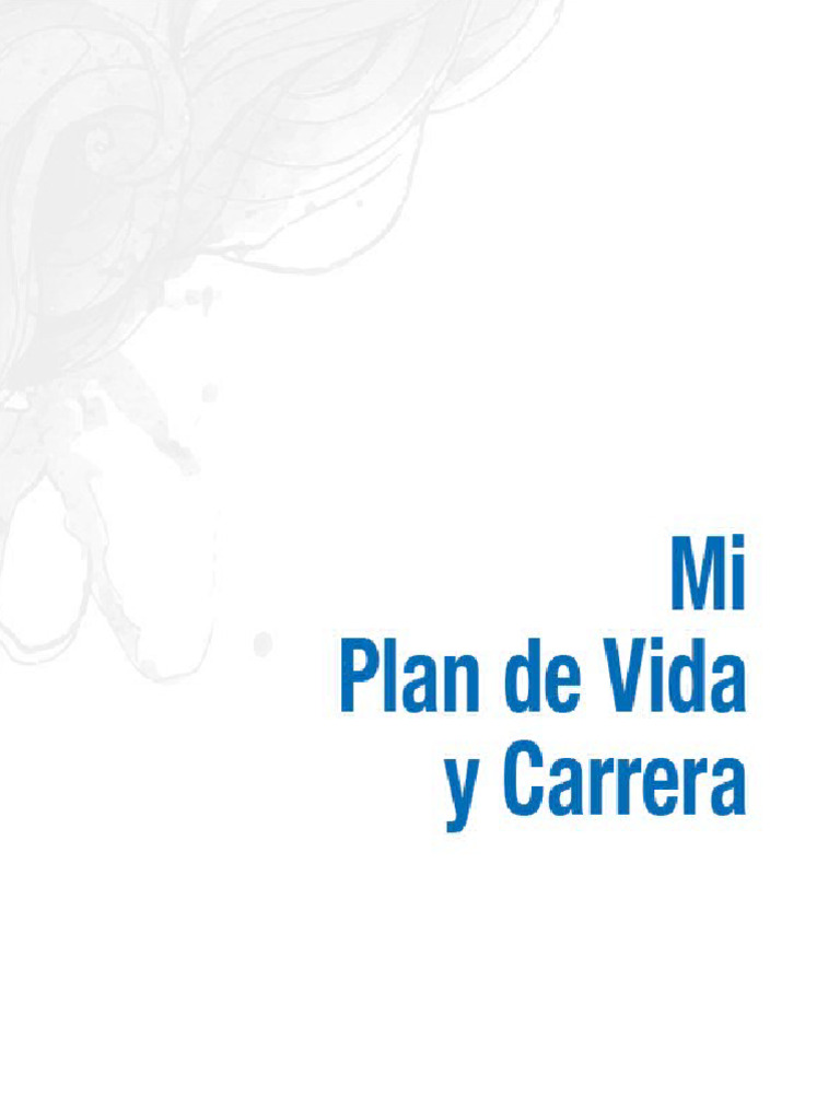 Plan de Vida y Carrera de Alejandro Muñiz | PDF | Crecimiento personal ...