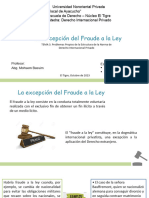 la excepcion del fraude a la ley1