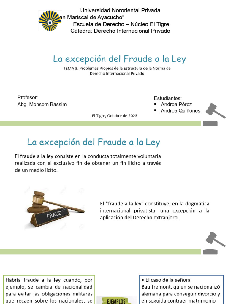 Fraude a la Ley en Derecho Internacional | PDF | Derecho