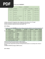 Class 12 Observation - SQL-2