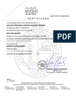 Certificado: Nicolás Fernando Lorenzo Sanchez Sánchez