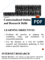Lesson 3 Effective Internet Research