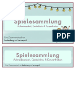 Spielesammlung - Aufmerksamkeit & Konzentration