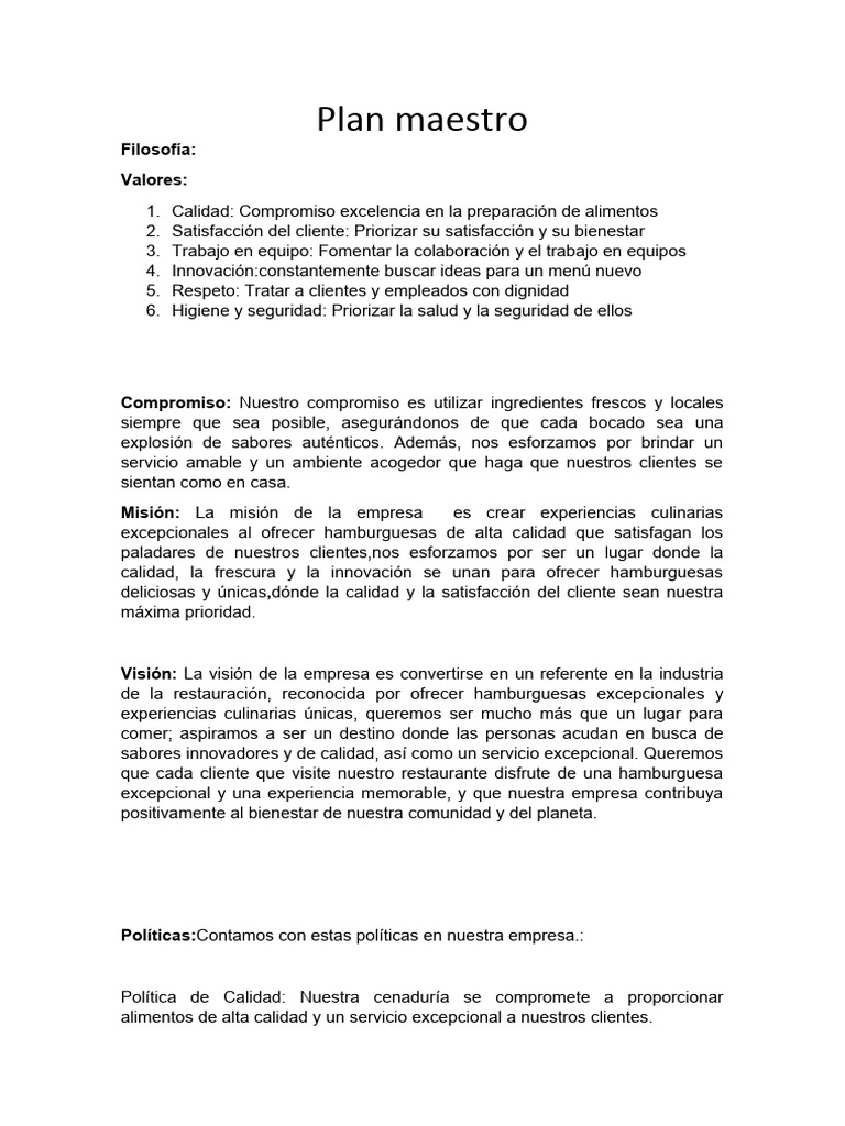 Plan Maestro PDF
