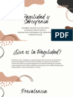 Presentacion Fragilidad y Sarcopenia