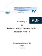 Study Paper On Evolution of High Capacity Optical Network Final