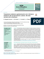 Tratamiento Mediante Suplementación Oral o Fármacos Sistémicos Del Envejecimiento Cutáneo. Revisión Narrativa de La Literatura