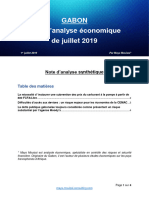 (Mays MOUISSI) Note D'analyse Synthétique Sur L'économie Du Gabon - Juillet 2019