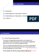 Two-Way Tables - Ordinal Data