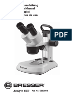 Manual de Utilizre Microscop Bresser Analyth STR 5803800