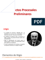 4 PPT Aspectos Procesales Preliminares DPC