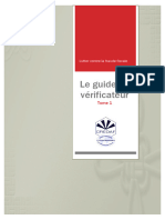 Guide Du Vérificateur - Tome 1