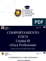 Unidad III Etica Profesional