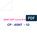 ASNT NDT Level III Program (CP-ASNT-1D)