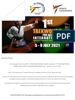 1st TAEKWONDO FOR ALL INTERNATIONAL VIRTUAL POOMSAE CHAMPIONSHIP