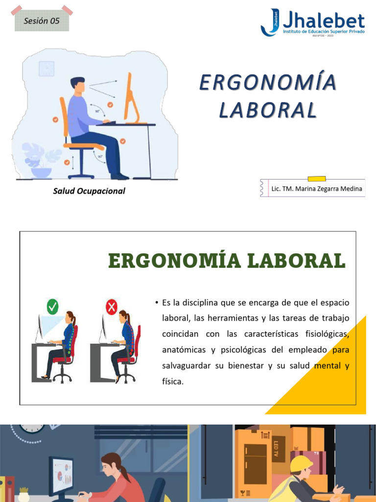 Ergonomía Laboral y Salud Ocupacional | PDF | Factores humanos y ...