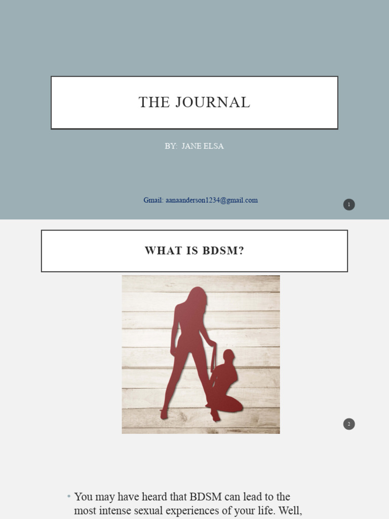 The Journal | PDF | Bdsm | Dominance And Submission