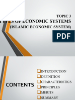 Topic 3 Types of Economic Systems Islamic