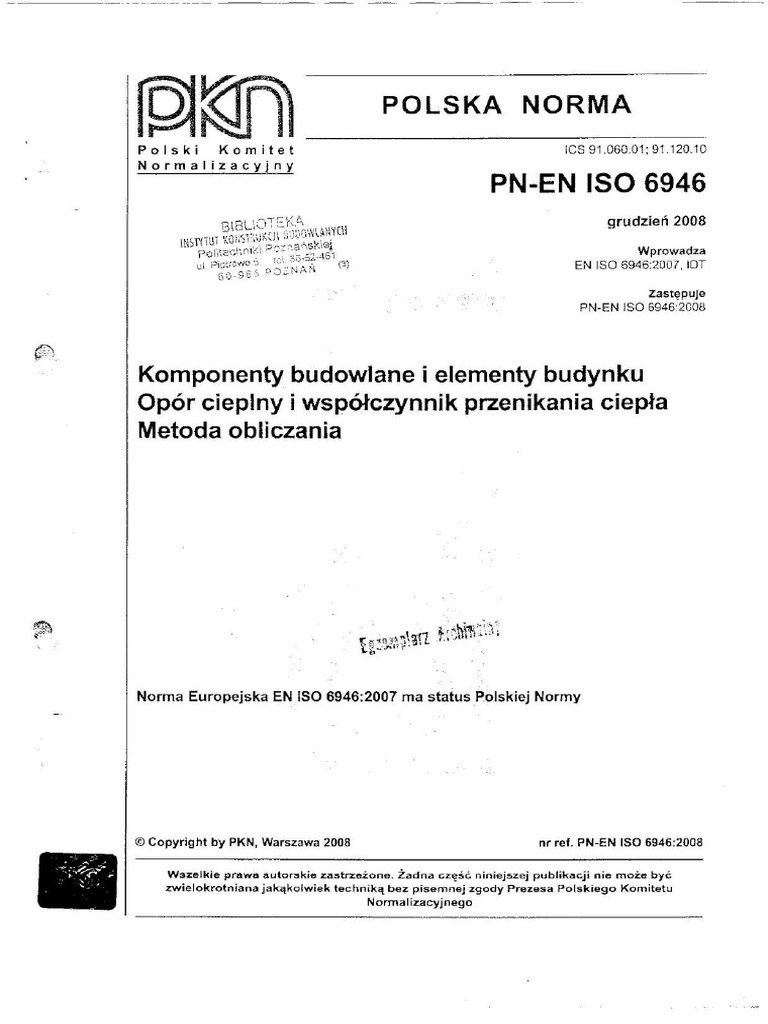 Pn-En Iso 6946 | PDF