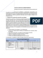 Sistema de Control de Calidad Sanitaria BPM