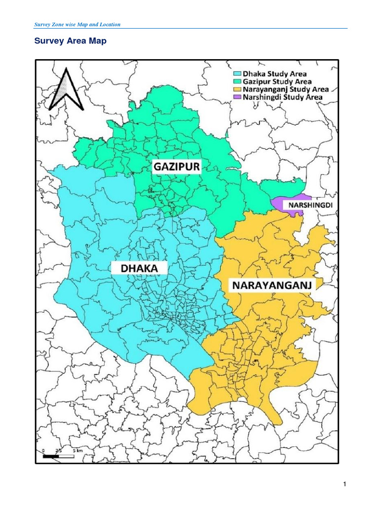 Dhaka City Survey Zone Maps | PDF | Bangladesh | Dhaka