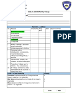 Lista de Cotejo 2