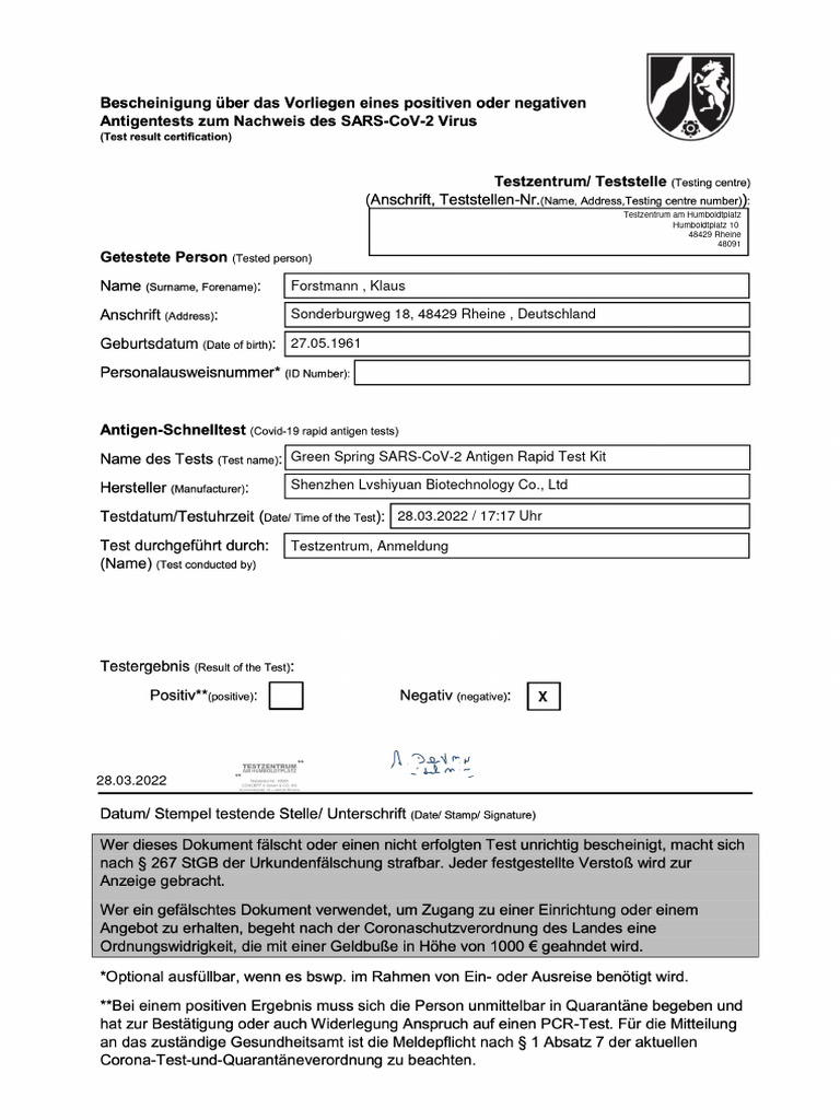 Forstmann, Klaus Sonderburgweg 18, 48429 Rheine, Deutschland 27.05.1961
