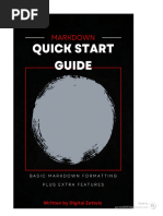 Markdown Quick Start Guide