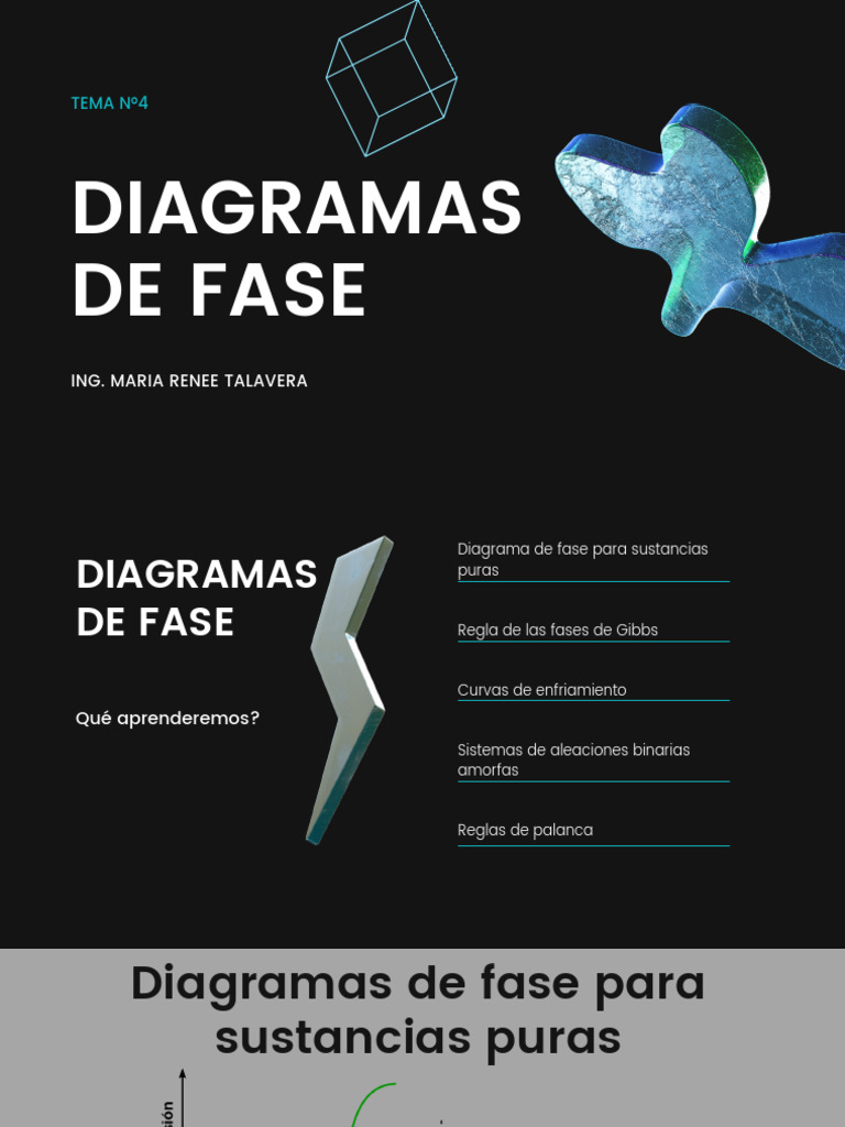 Diagramas de Fase y Reglas de Gibbs | PDF | Fase (materia) | Diagrama ...