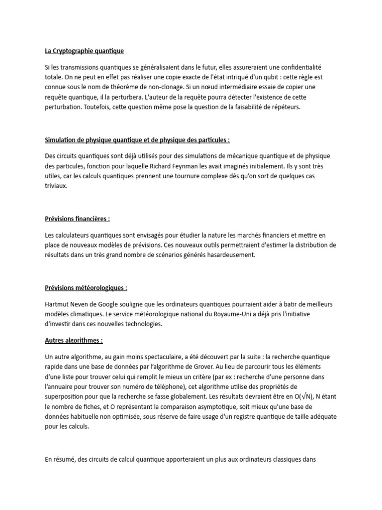 Cryptoquantique Pdf