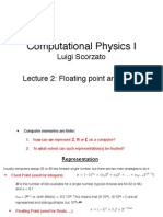 Computational Physics I Floating Point Arithmetic