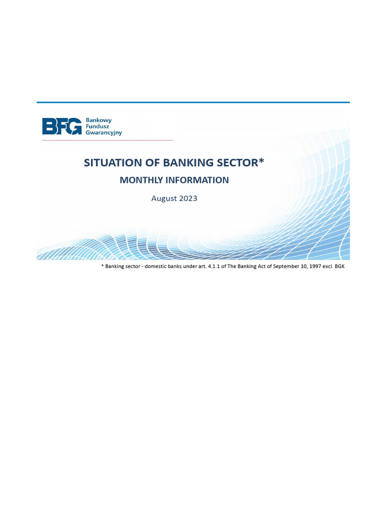 Monthly Info 2023.08 | PDF | Banks | Interbank Lending Market