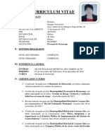 Curriculum Vitae Dorotea