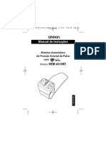 Manual de Instruções Monitor Automático de Pressão Arterial de Pulso Hem 63int