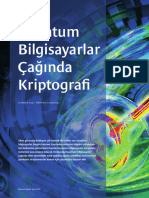 Kuantum Bilgisayarlar Çağında Kriptografi