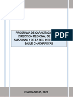Programa de Capacitacion de Diresa - Red de Salud 2023