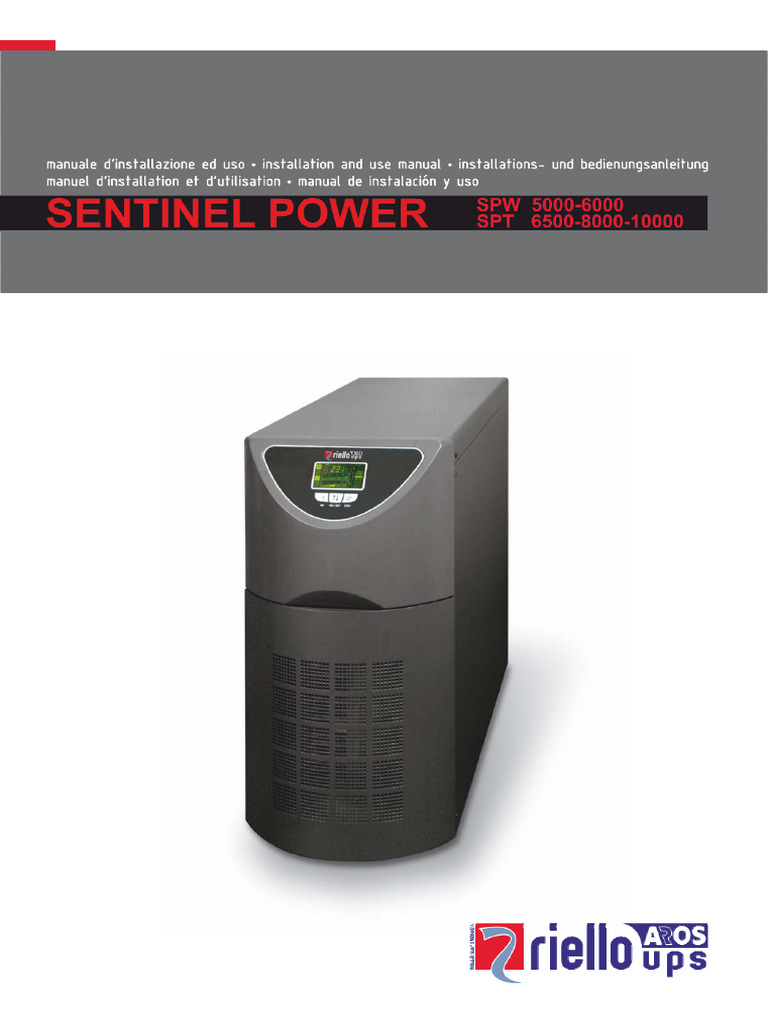 Riello-UPS Sentinel Power 5 Bis 10 kVA | PDF