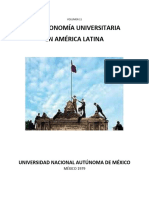 Volumen 11 La Autonomía Universitaria en América Latina Universidad Nacional Autúnoma de México México 1979 Pág