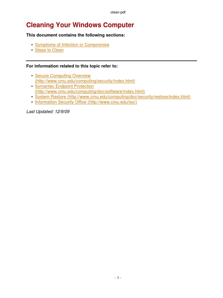 Clean PDF | PDF | Antivirus Software | Malware