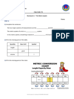 7A - HW 1 - The Metric System-1