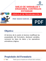 Tema 1 Manejo de Variables y Operadores