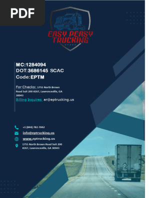 EP Trucking Documents